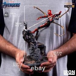 AvengersEndgame Iron Spider-Man VS Outrider Art Scale Figures Collections Gifts