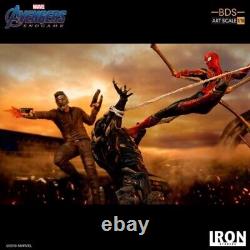 AvengersEndgame Iron Spider-Man VS Outrider Art Scale Figures Collections Gifts