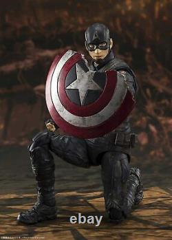 BANDAI S. H. Figuarts Avengers Endgame Captain America Final Battle Edition Japan