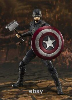 BANDAI S. H. Figuarts Avengers Endgame Captain America Final Battle Edition Japan