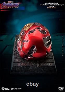 BEAST KINGDOM Marvel Avengers Endgame Iron Man Mark 50 Helmet Prop Replica NEW