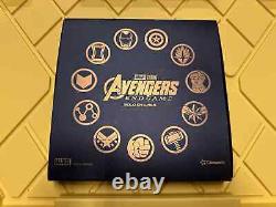 CINEPOLIS Avengers End Game Collector Keychain Set Limited Edition 392/3000