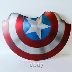 Captain America Broken Shield Metal Prop Replica Avengers Endgame