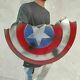 Captain America Broken Shield Metal Prop Replica Avengers Endgame Designer