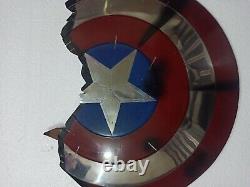 Captain America Endgame Broken Shield Metal Prop Replica Avengers Reproduction