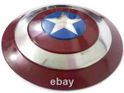 Captain America Shield Endgame Avengers Metal Iran Steel 18 Gage 22 inch Gift