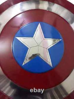 Captain America Shield Endgame Avengers Metal Iran Steel 18 Gage 22 inch Gift