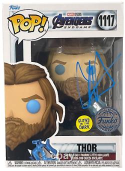 Chris Hemsworth Signed Thor Funko 1117 Avengers Endgame Marvel Autograph Beckett