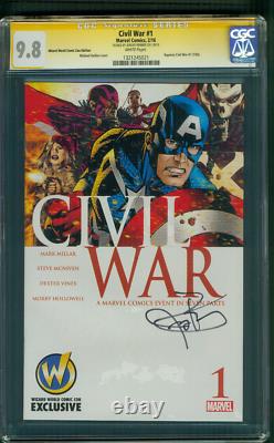 Civil War 1 Hawkeye CGC SS 9.8 Jeremy Renner Avengers Endgame Movie