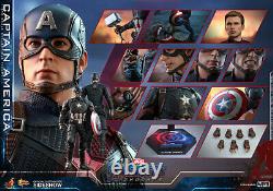 Clearance Sale! 1/6 Hot Toys Mms536 Avengers Endgame Captain America Figure