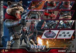 Clearance Sale! Hot Toys 1/6 Avengers Endgame Mms548 Rocket Collectible Figure
