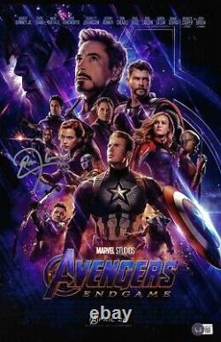 Don Cheadle Signed 11x17 Avengers Endgame Movie Poster Photo Beckett Witnessed