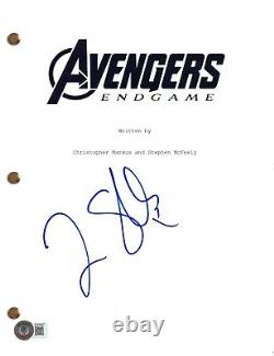 Frank Grillo Signed Autograph Avengers Endgame Full Movie Script Beckett COA