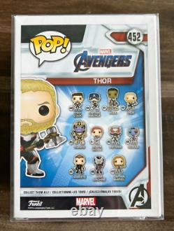 Funko Pop! Marvel Avengers Endgame Thor Vinyl #452 Signed Chris Hemsworth