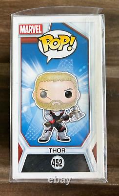 Funko Pop! Marvel Avengers Endgame Thor Vinyl #452 Signed Chris Hemsworth