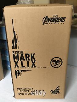 HOT TOYS MMS538D32 Avengers Endgame Rescue Suit Mark XLIX 1/6 Action Figure