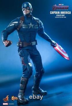 Hot Toys 1/6 Avengers Endgame Mms607 Captain America Stealth Suit Exclusive Ver