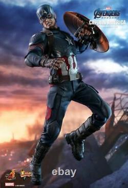 Hot Toys 1/6 MMS536 Avengers Endgame Captain America Statue Movie Model New