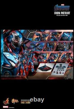 Hot Toys 1/6 Scale Marvel Avengers Endgame Diecast Iron Patriot (MMS547-D34)