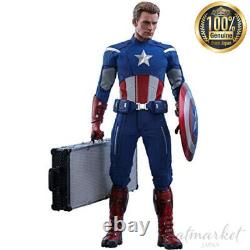 Hot Toys AVENGERS ENDGAME CAPTAIN AMERICA 1/6 Action Figure with Tracking NEW
