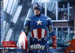 Hot Toys AVENGERS ENDGAME CAPTAIN AMERICA 1/6 Action Figure with Tracking NEW