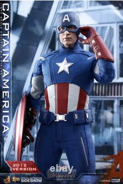 Hot Toys Avengers Endgame Captain America 2012 Version 1/6 Scale Figure In Stock