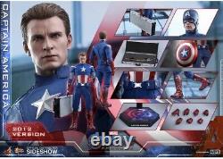 Hot Toys Avengers Endgame Captain America 2012 Version 1/6 Scale Figure New Box