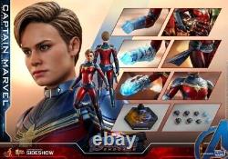 Hot Toys Avengers Endgame Captain Marvel Carol Danvers 1/6 Scale Figure In Stock