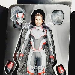 Hot Toys Avengers Endgame Tony Stark Team Suit MMS537 1/6 Scale NO Dmged Helmet