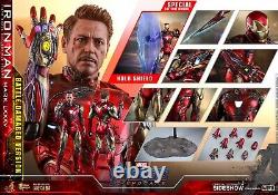 Hot Toys Iron Man Mark 85 Battle Damage Avengers Endgame MMS543D33 Sideshow Excl