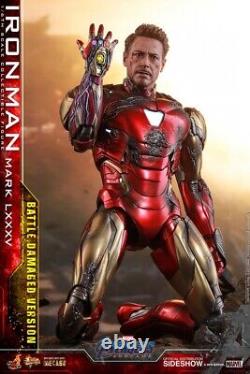 Hot Toys Iron Man Mark 85 Battle Damage Avengers Endgame MMS543D33 Sideshow Excl