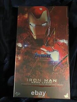 Hot Toys MMS528 Iron Man Mark LXXXV 85 DIECAST Avengers Endgame Used