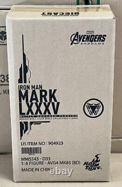 Hot Toys Marvel Avengers 4 Endgame Iron Man Mark LXXXV Battle Damage DIECAST
