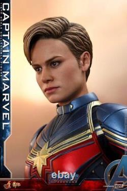 Hot Toys Movie Masterpiece Avengers/Endgame Captain Marvel Figure Blue MM#575