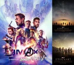 IMAX MARVEL AVENGERS ENDGAME 27x40 DS Original Theater Poster + MARVEL LOT