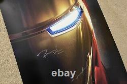 Iron Man Movie Poster CAST SIGNED Premiere Robert Downey Jr. Avengers Endgame