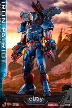Iron Patriot Sixth Scale Figure by Hot Toys DIECAST Avengers Endgame Movie