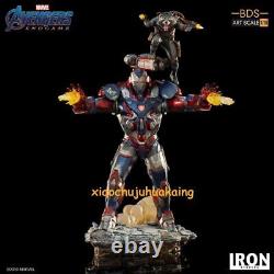 Iron Studios Avengers Endgame 1/10 Iron Patriot & Rocket BDS Art Figure Statue