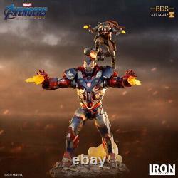 Iron Studios Avengers Endgame 1/10 Iron Patriot & Rocket BDS Art Statue Figure