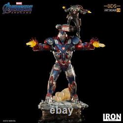 Iron Studios Avengers Endgame 1/10 Iron Patriot & Rocket BDS Art Statue Figure