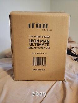 Iron Studios Avengers Endgame Iron Man Ultimate. 1/10 Scale With Shipper