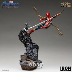 Iron Studios Avengers Endgame Iron Spider Man Vs Outrider BDS Art 1/10 Statue