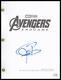 Jeremy Renner Avengers Endgame Autograph Signed Full Script Screenplay Acoa