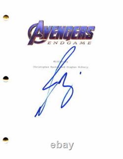 Josh Brolin Signed Autograph Avengers Endgame Full Movie Script Thanos Rare