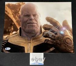Josh Brolin Signed Avengers Endgame Thanos 11x14 Photo Authentic Autograph Bas
