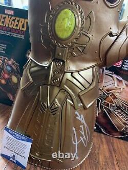 Josh Brolin Signed Thanos Gauntlet Beckett COA H45755 BAS PSA/DNA Marvel