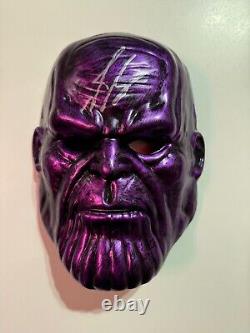 Josh Brolin Thanos Avengers Infinity War Endgame Signed Mask withCOA