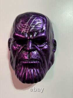 Josh Brolin Thanos Avengers Infinity War Endgame Signed Mask withCOA