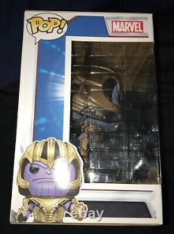 Josh Brolin signed Thanos funko pop Avengers End Game poster Target 460 giant