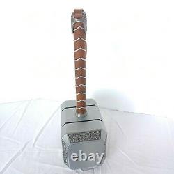 Life size 11 Metal Avengers Endgame Thor Hammer Replica Props Cosplay